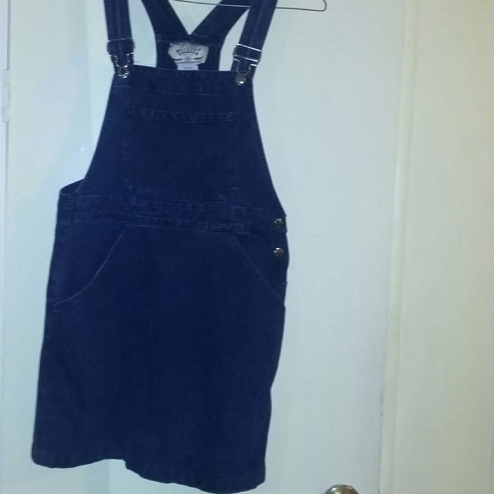 TICKETS Womens Demin jean Bib dress